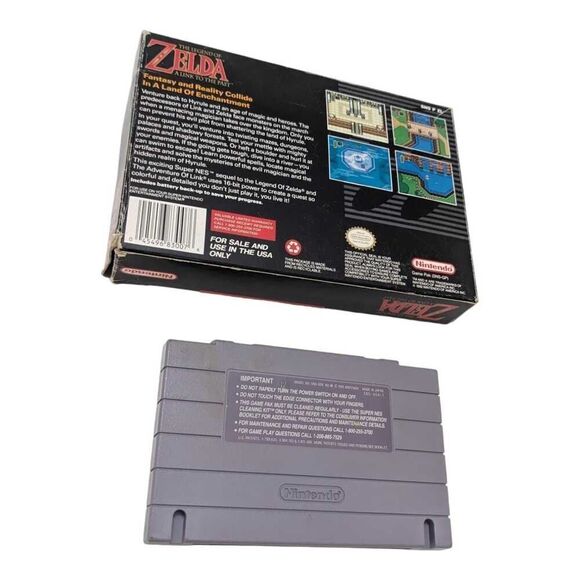 The Legend of Zelda: A Link to the Past Nintendo SNES 1992 CIB‎ Complete Vintage - Picture 3 of 6